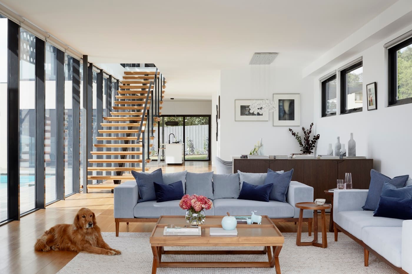 Bright Australian alfresco outdoor entertaining area